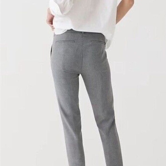 NWT J.Crew 365 Cameron grey pants size 00P - Picture 3 of 11